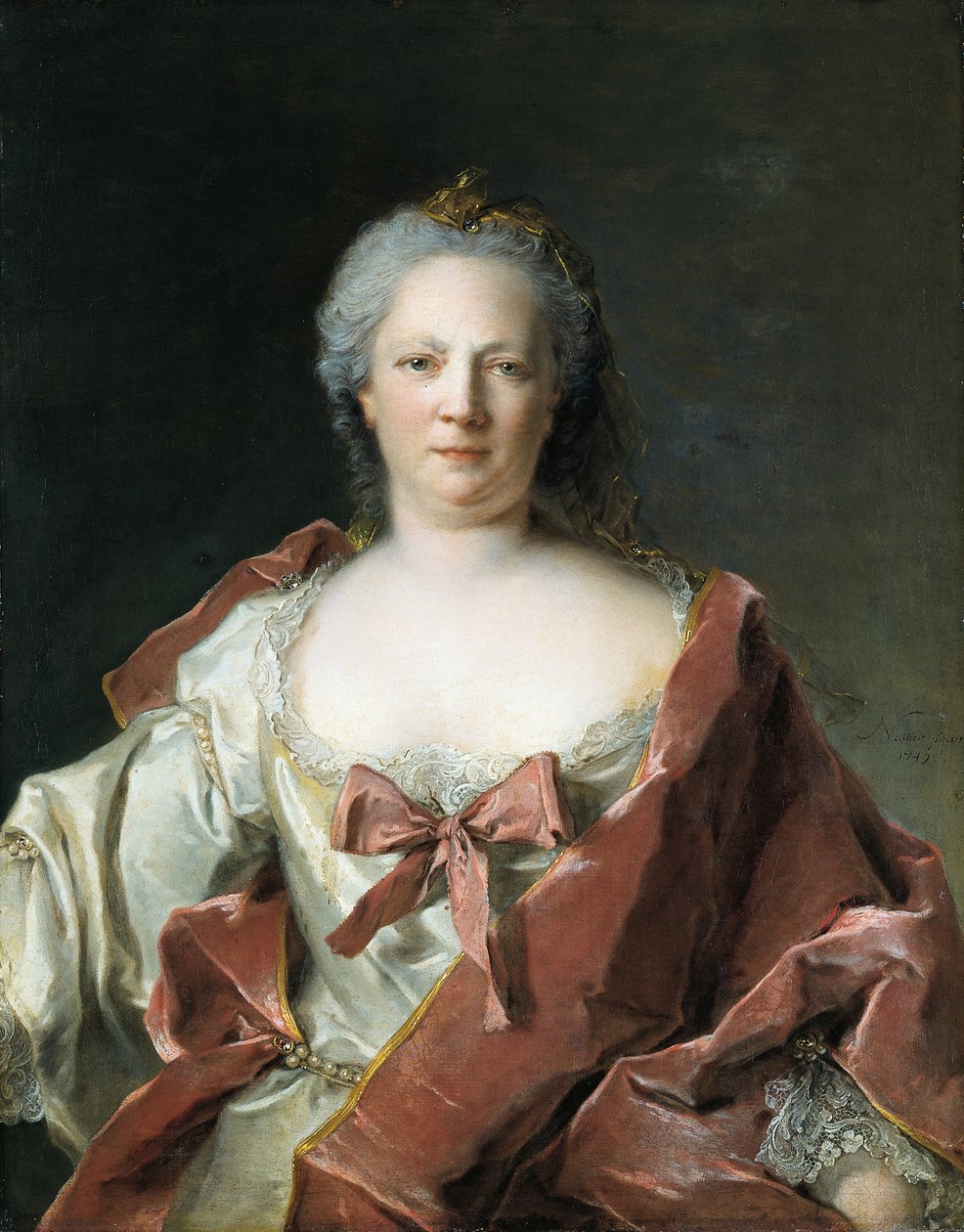 Portrait of Anna Elisabeth Leerse by Jean-Marc Nattier