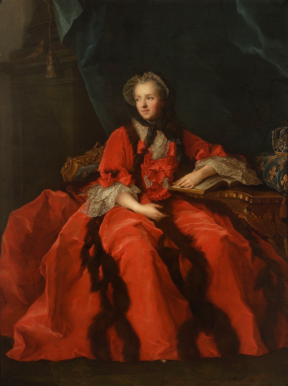 Portrait of Queen Maria Leszczyńska by Jean-Marc Nattier