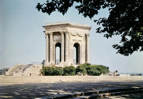 View of the Chateau dEau on the Promenade de Peyrou, built 1767-75  by Jean Antoine Giral