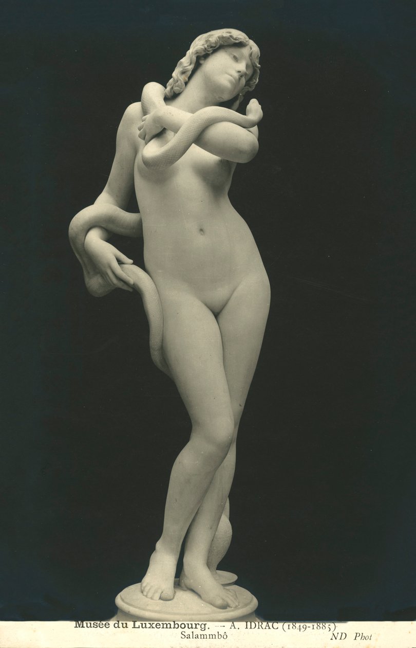 Eve and the serpent by Jean Antoine Marie Idrac