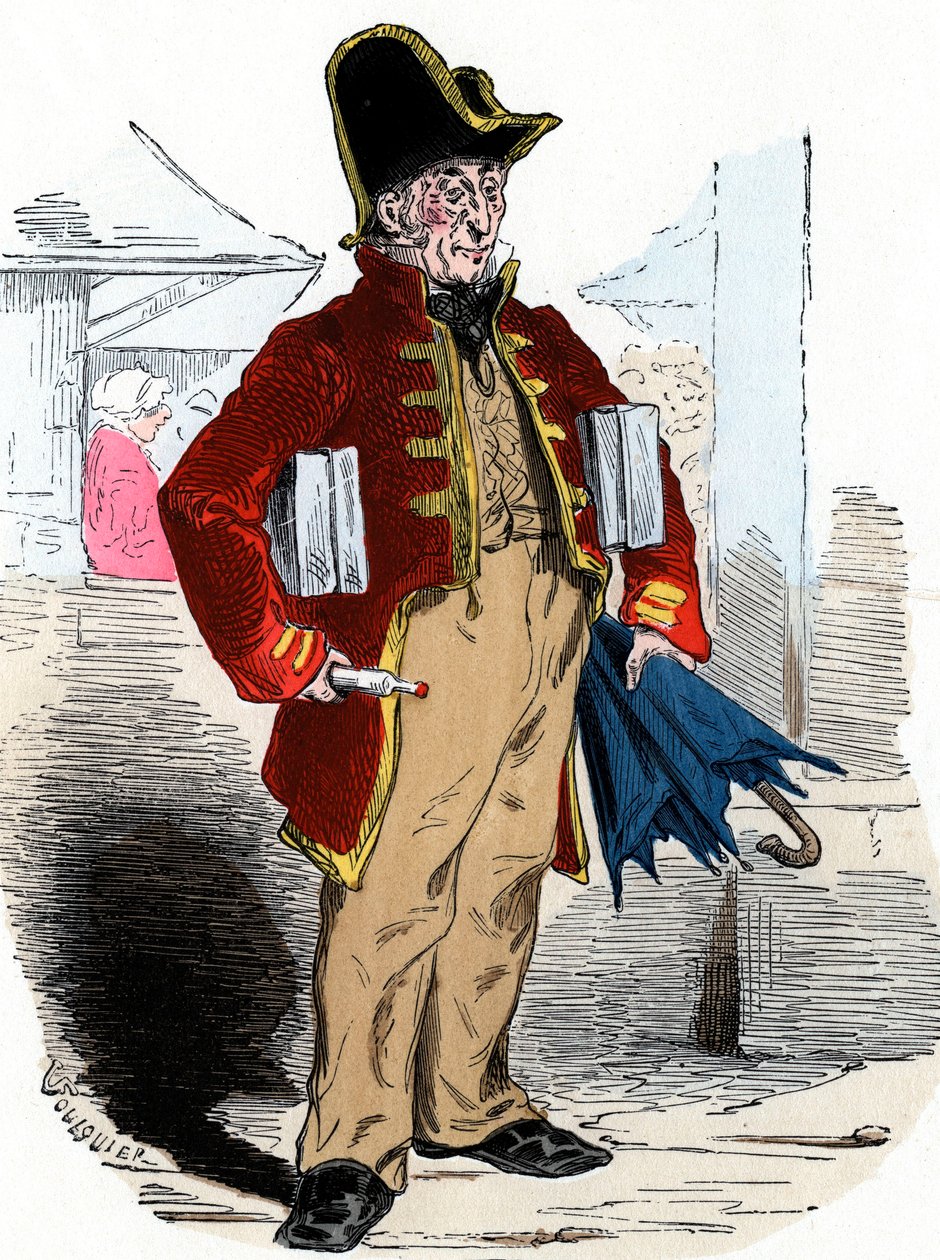 Man selling eau de Cologne by Jean Antoine Valentin Foulquier