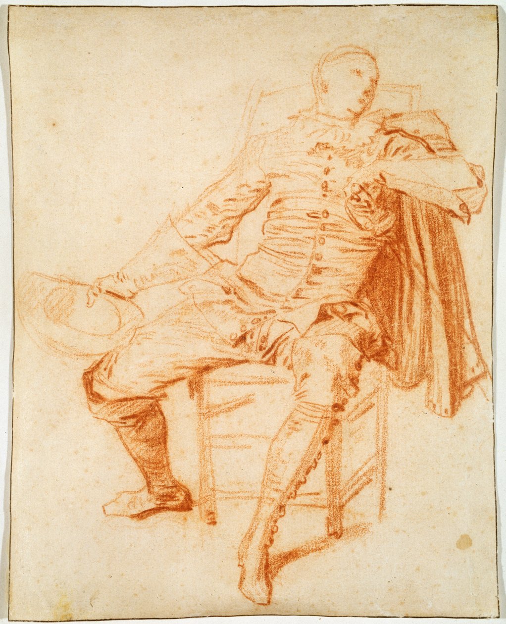 Actor of the Comédie Italienne Crispin by Jean-Antoine Watteau