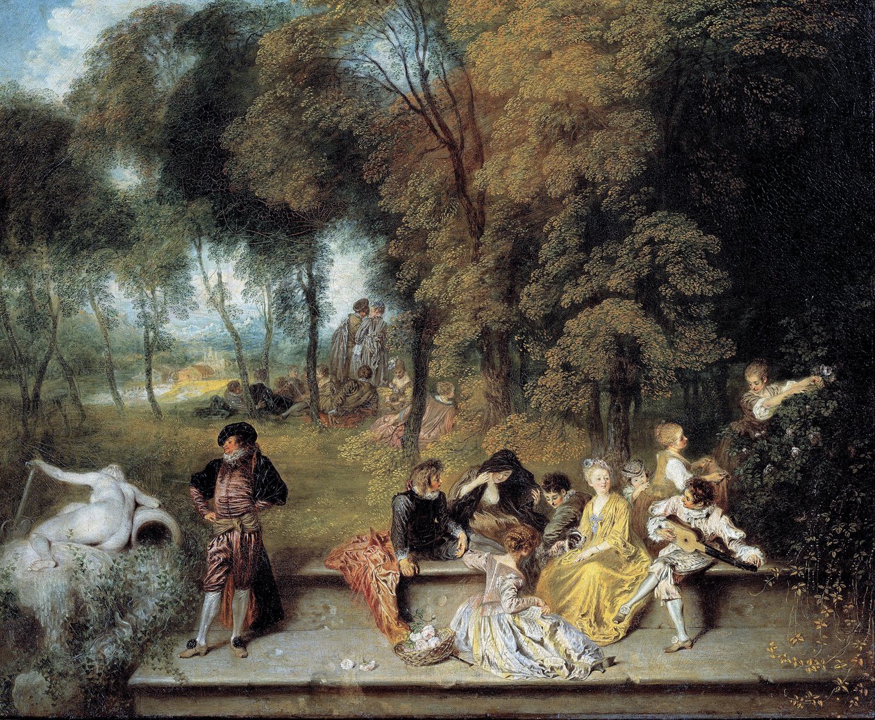 Pleasures of Love by Jean-Antoine Watteau