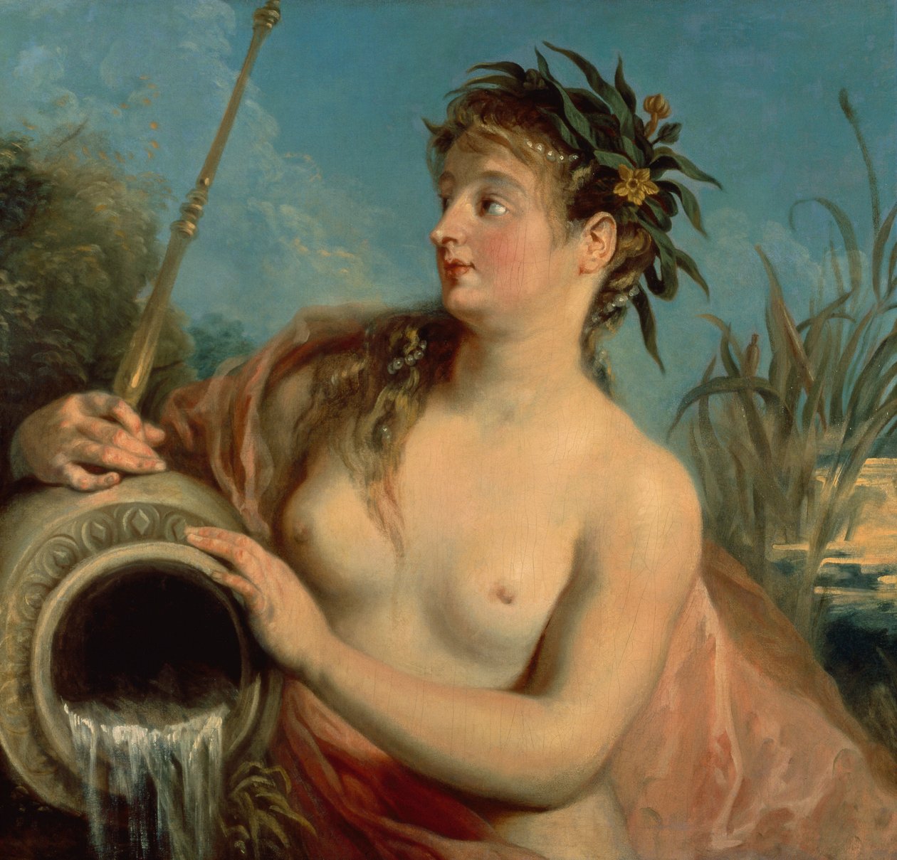 The Nymph of the Spring by Jean-Antoine Watteau