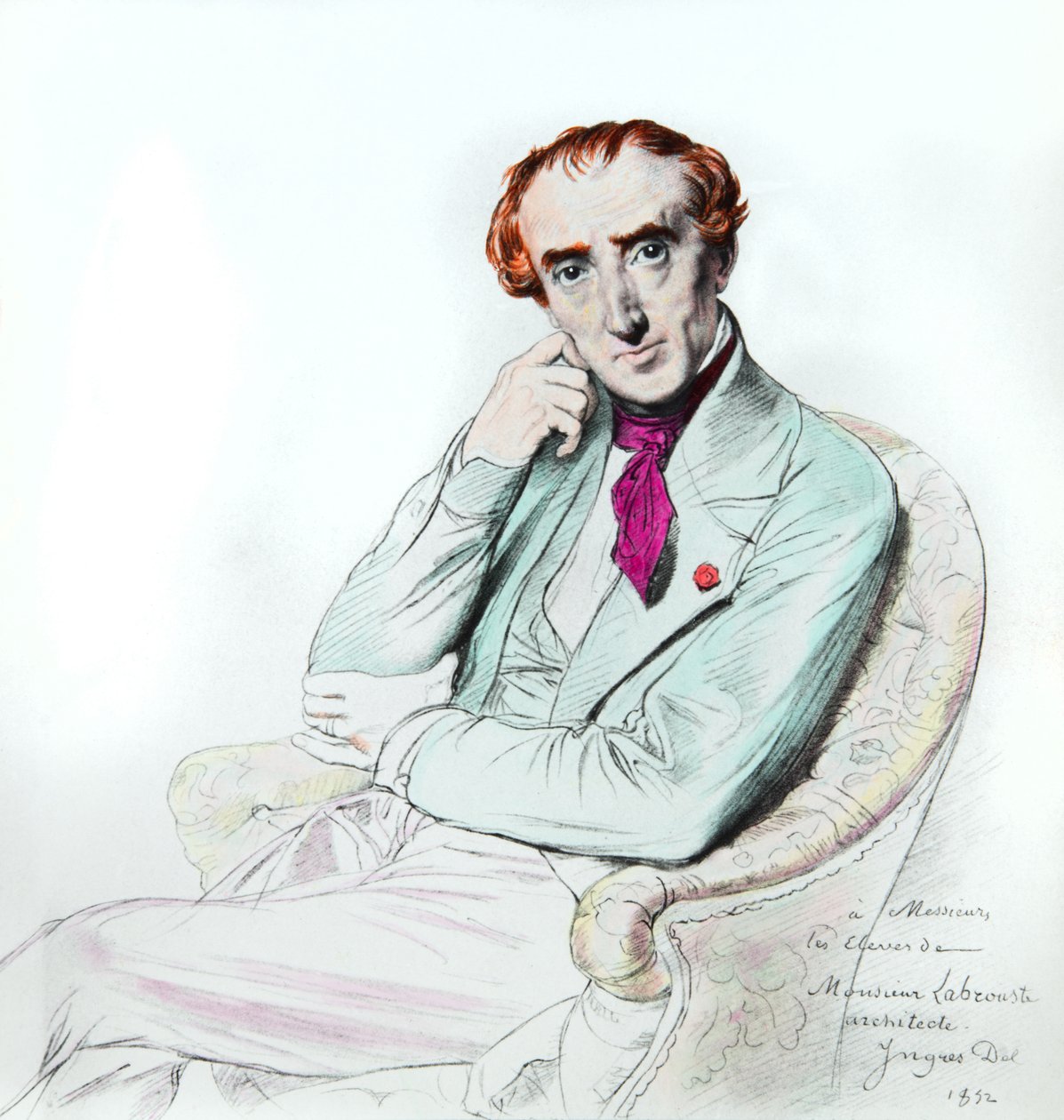 Henri Labrouste by Jean Auguste Dominique (after) Ingres