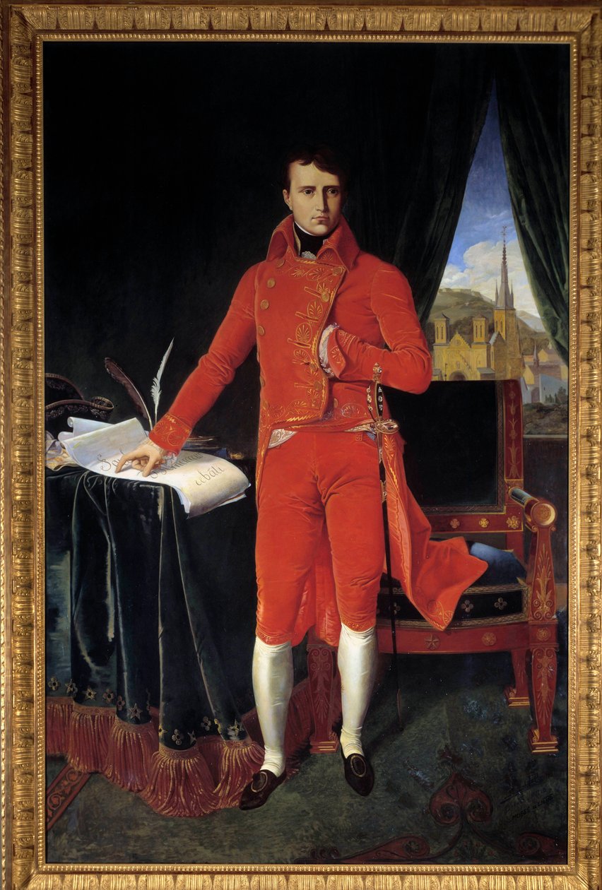 Full-Length Portrait of Napoleon Bonaparte as First Consul (after Jean-Auguste-Dominique Ingres) by Jean Auguste Dominique (after) Ingres