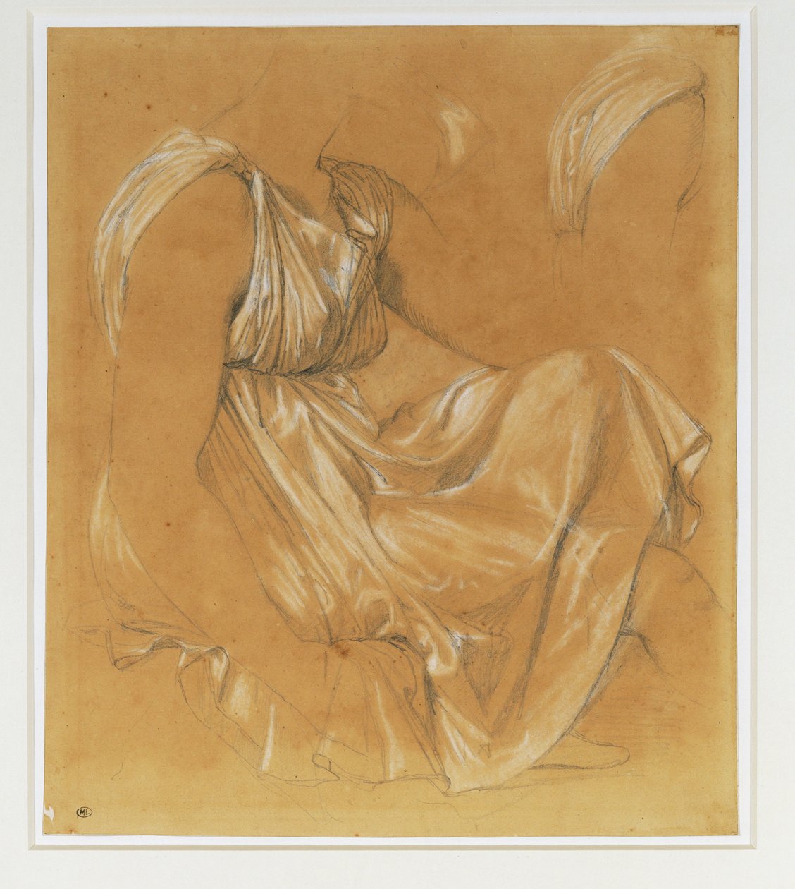 Study of the Drapery of a Female Figure