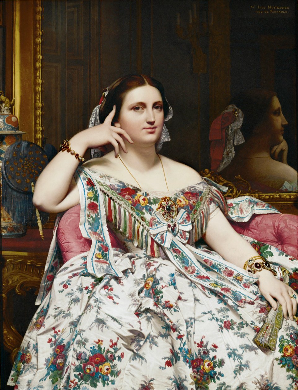 Madame Moitessier by Jean Auguste Dominique Ingres