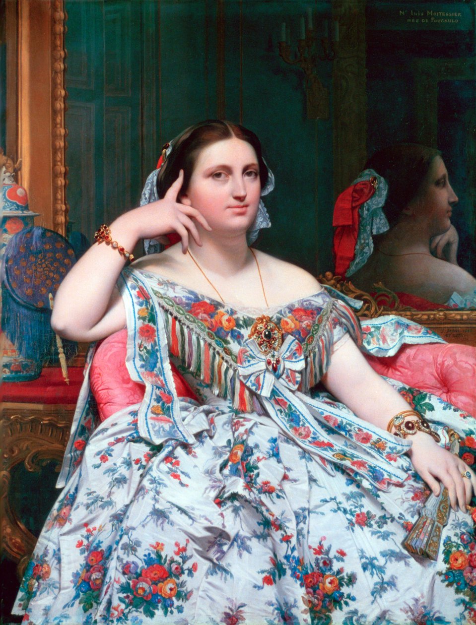 Madame Moitessier by Jean Auguste Dominique Ingres