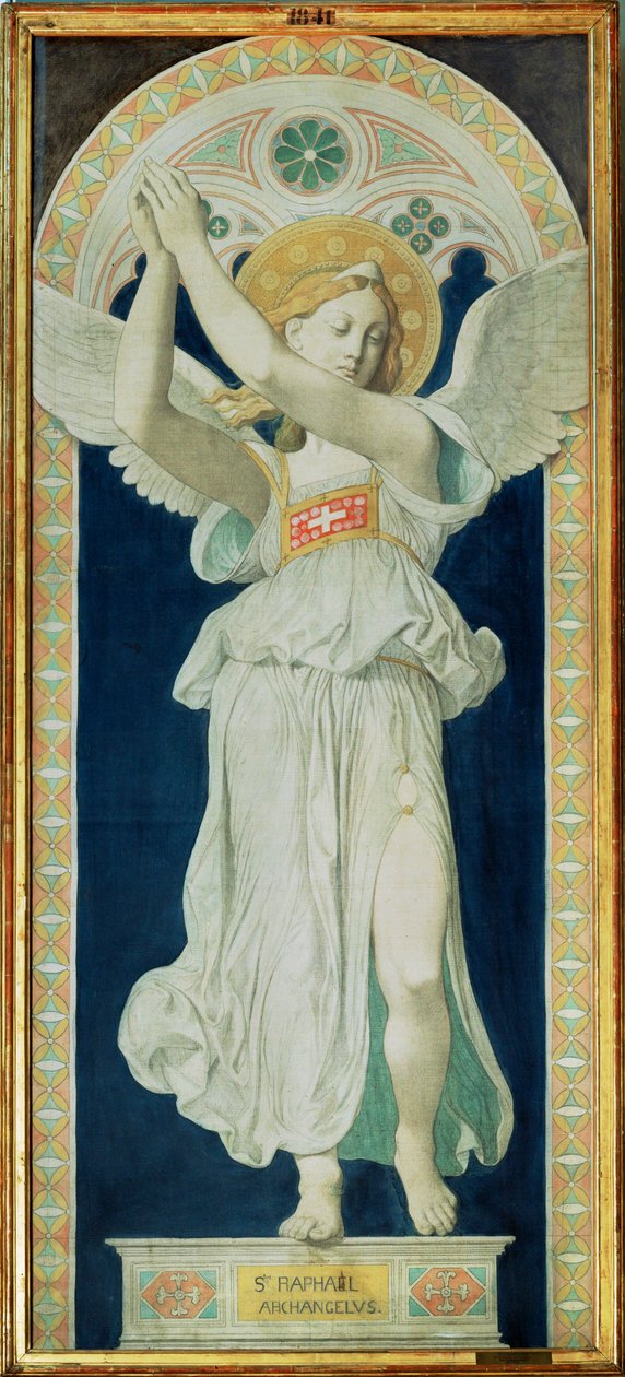 Raphael, Archangel by Jean Auguste Dominique Ingres
