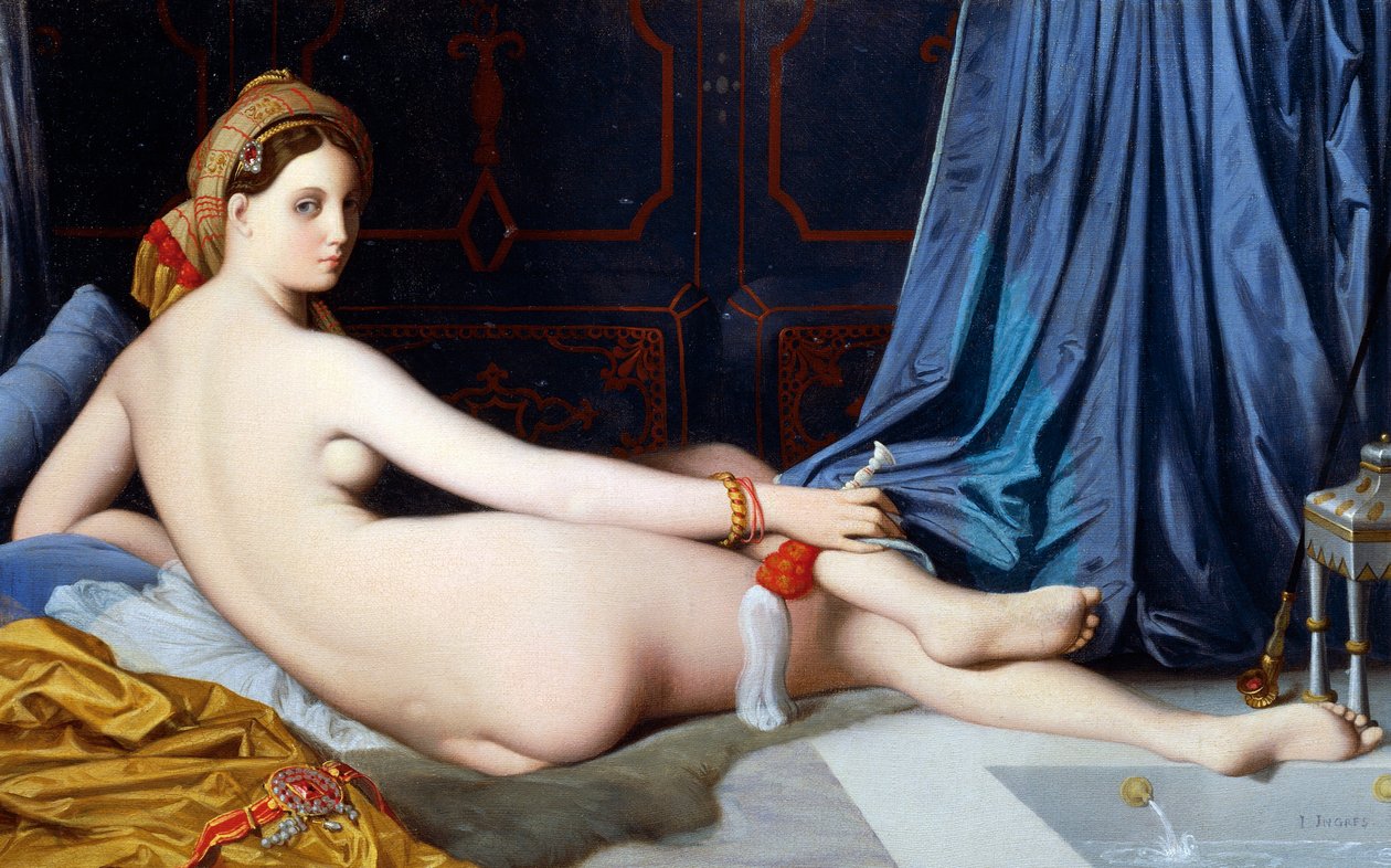 The Grande Odalisque by Jean Auguste Dominique Ingres