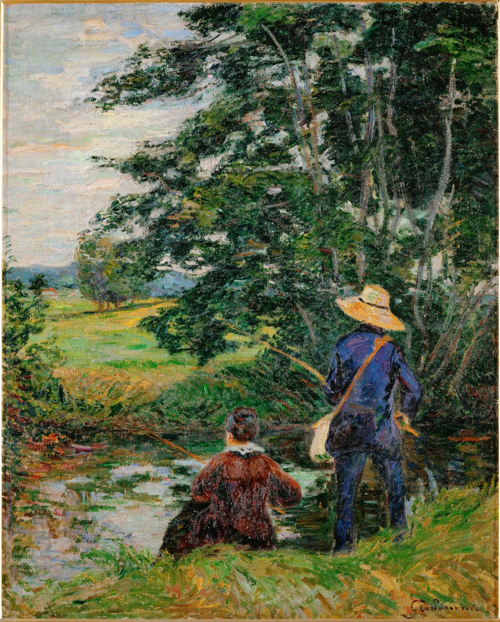 The Anglers by Jean Baptiste Armand Guillaumin
