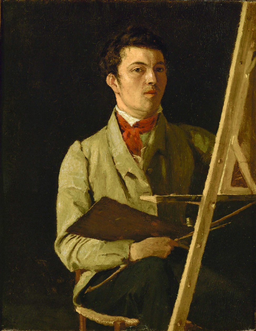 Corot, Self-Portrait by Jean-Baptiste-Camille Corot