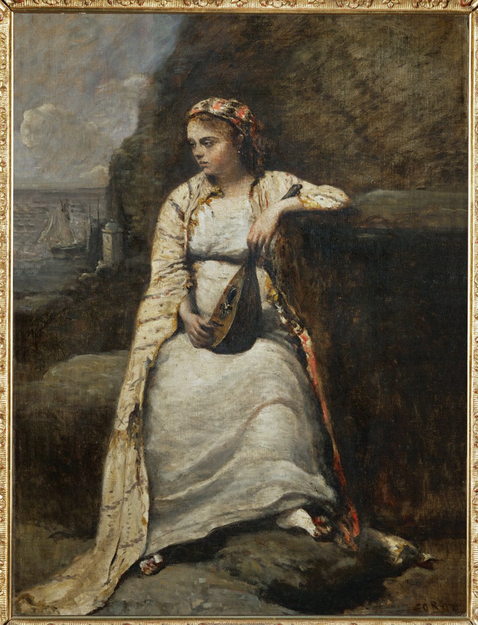 Young Woman in Greek Costume, perhaps the heroine of Byron