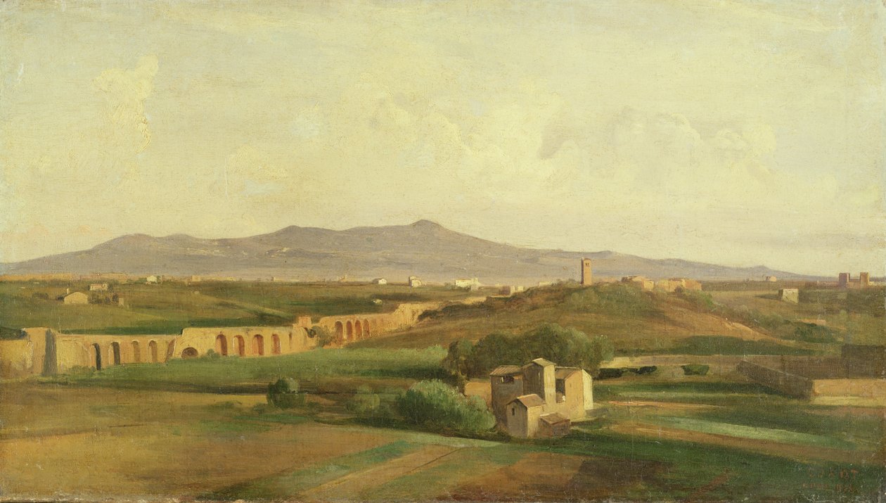 Italian Landscape by Jean-Baptiste-Camille Corot