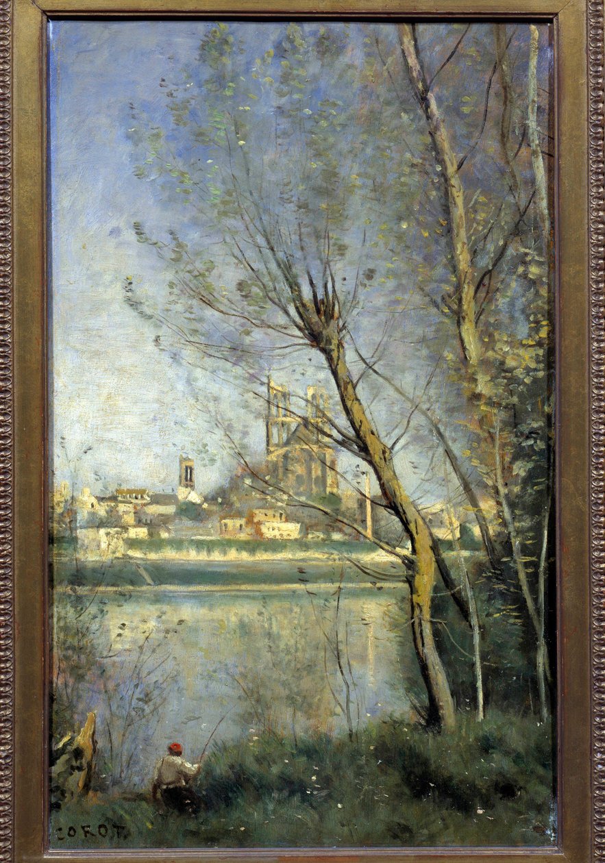 The Cathedral of Mantes by Jean-Baptiste-Camille Corot