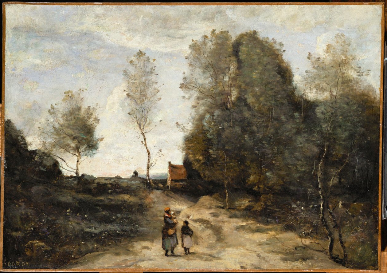 The Road by Jean Baptiste Camille Corot