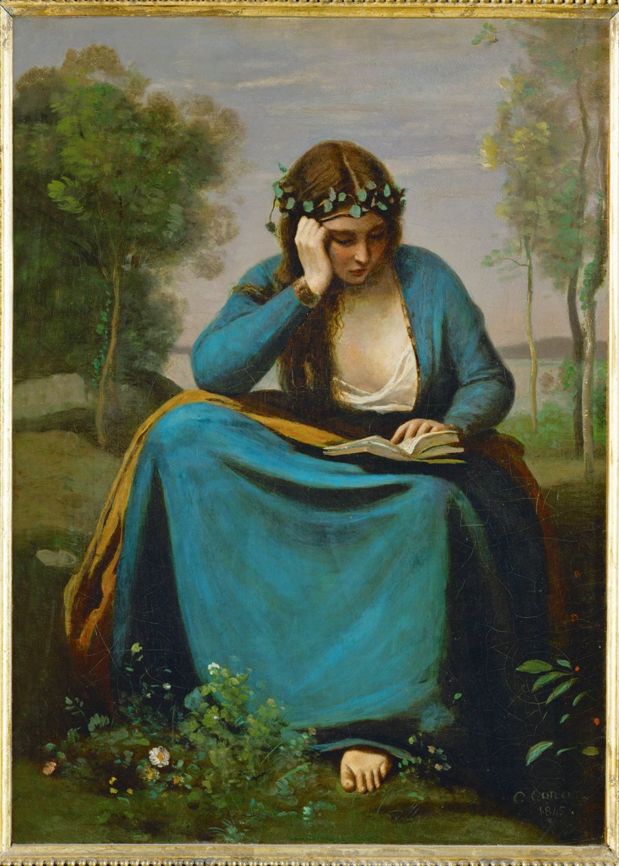 The Muse of Virgil by Jean Baptiste Camille Corot