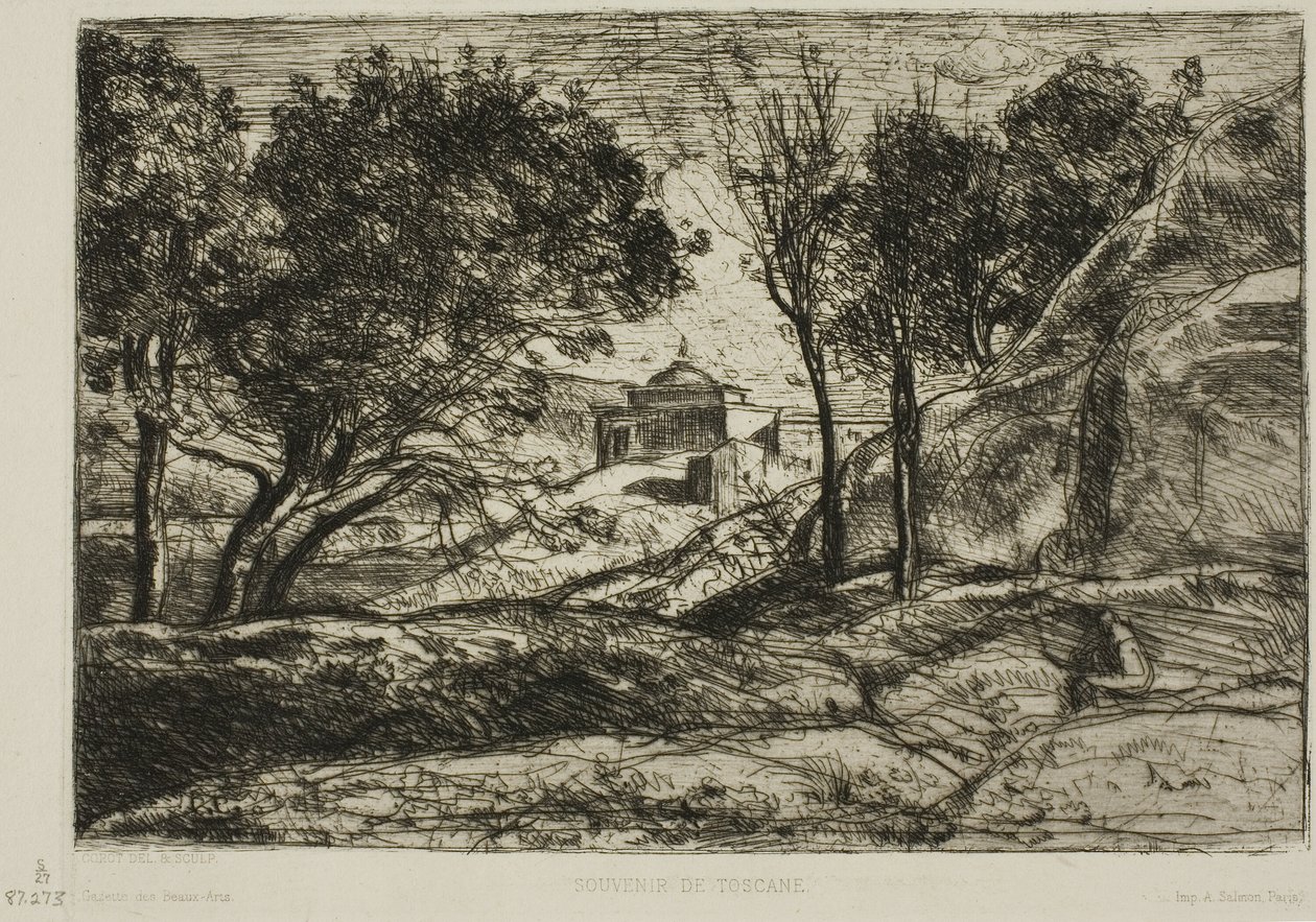 Souvenir of Tuscany by Jean Baptiste Camille Corot