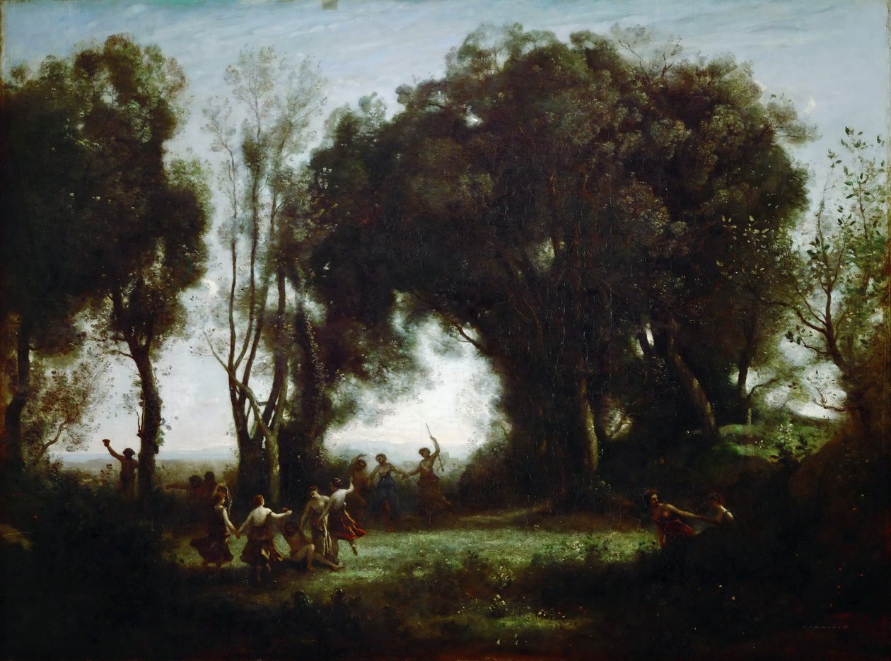 The Dance of the Nymphs by Jean-Baptiste-Camille Corot