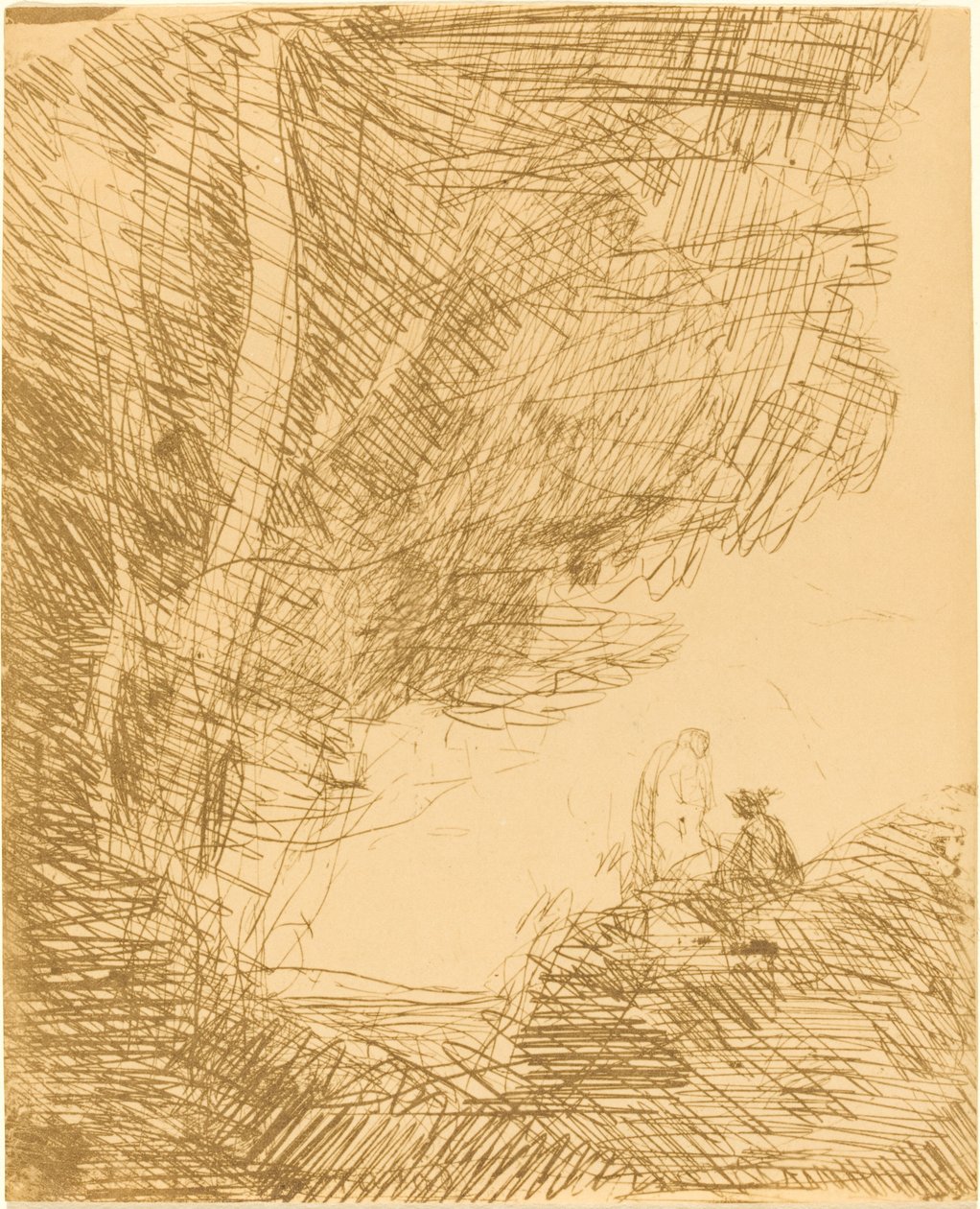 The Poet and His Muse by Jean Baptiste Camille Corot