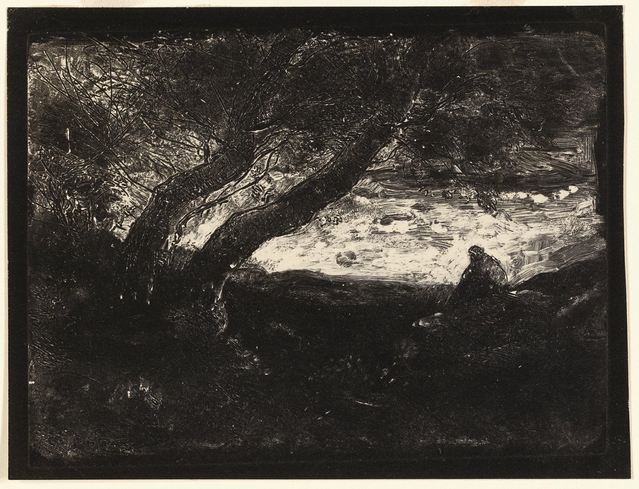 The Thinker by Jean-Baptiste-Camille Corot