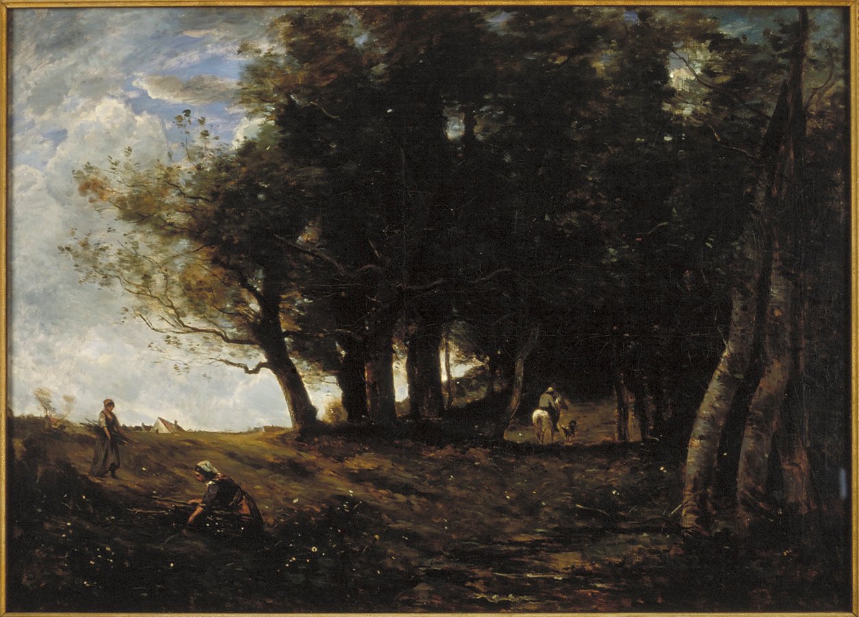 The Wood Gatherers by Jean Baptiste Camille Corot