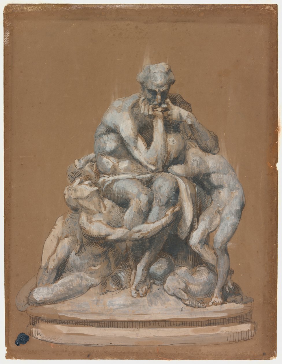 Study for the Sculpture Ugolino and His Children by Jean-Baptiste Carpeaux