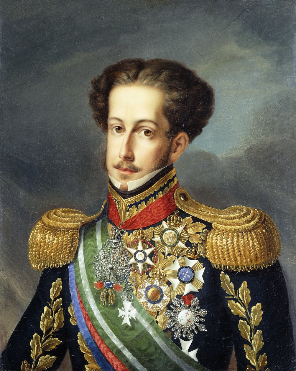 Dom Pedro I, Emperor of Brazil, circa 1816 by Jean Baptiste Debret