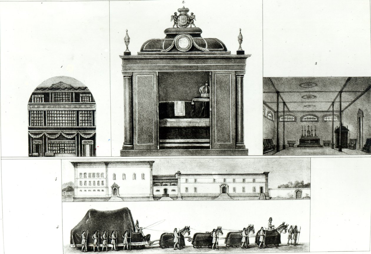 Funerary Procession and Monument of Emperor Leopold, from 