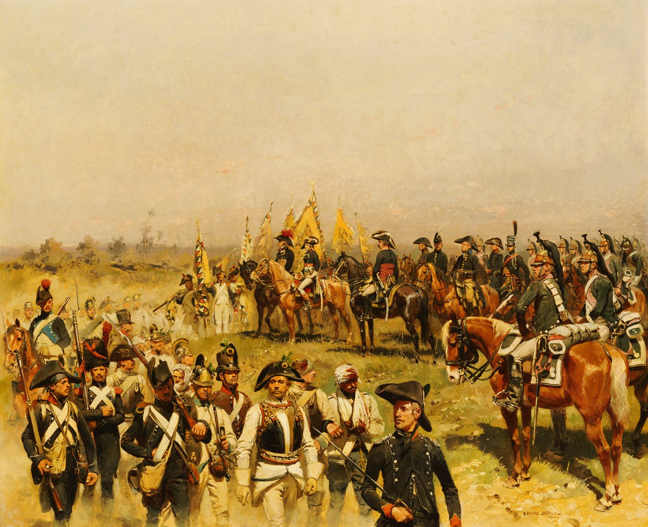Napoleon Commanding a View of the Prisoners by Jean-Baptiste Edouard Detaille