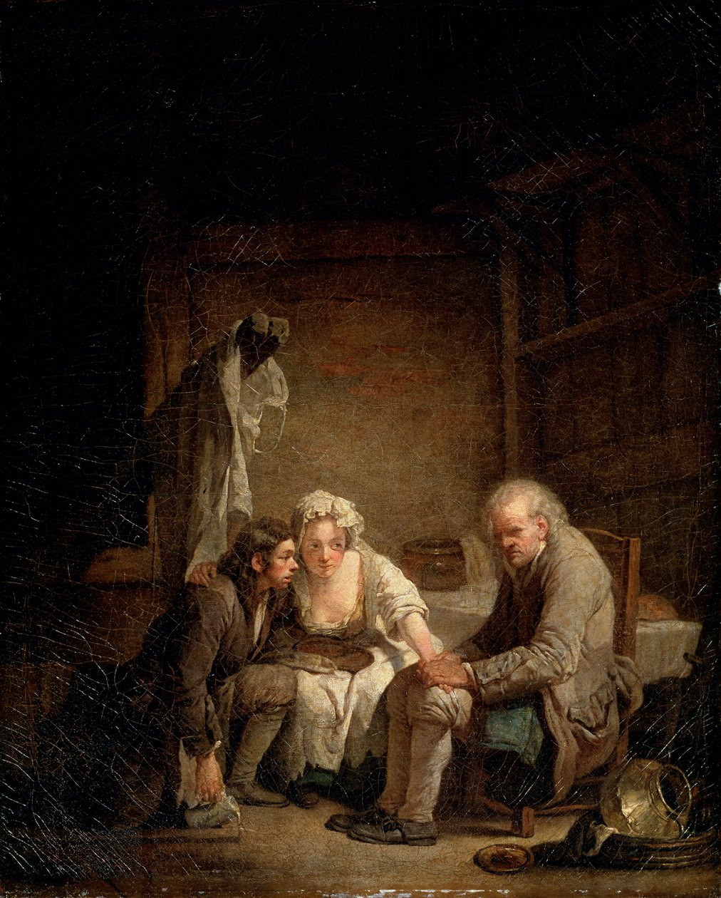 Blind Man Deceived by Jean Baptiste Greuze