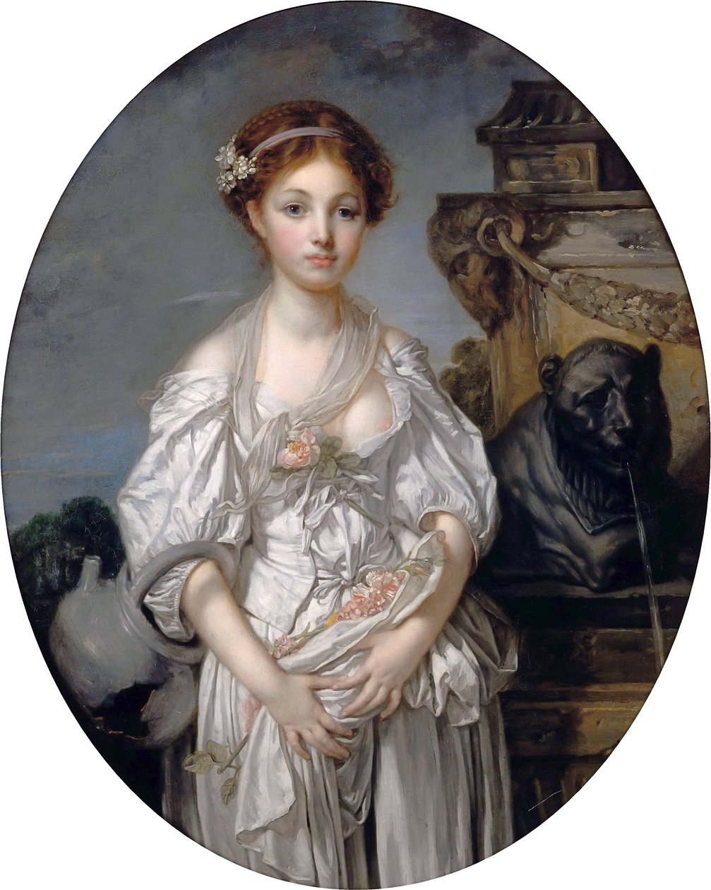 The Broken Pitcher by Jean-Baptiste Greuze