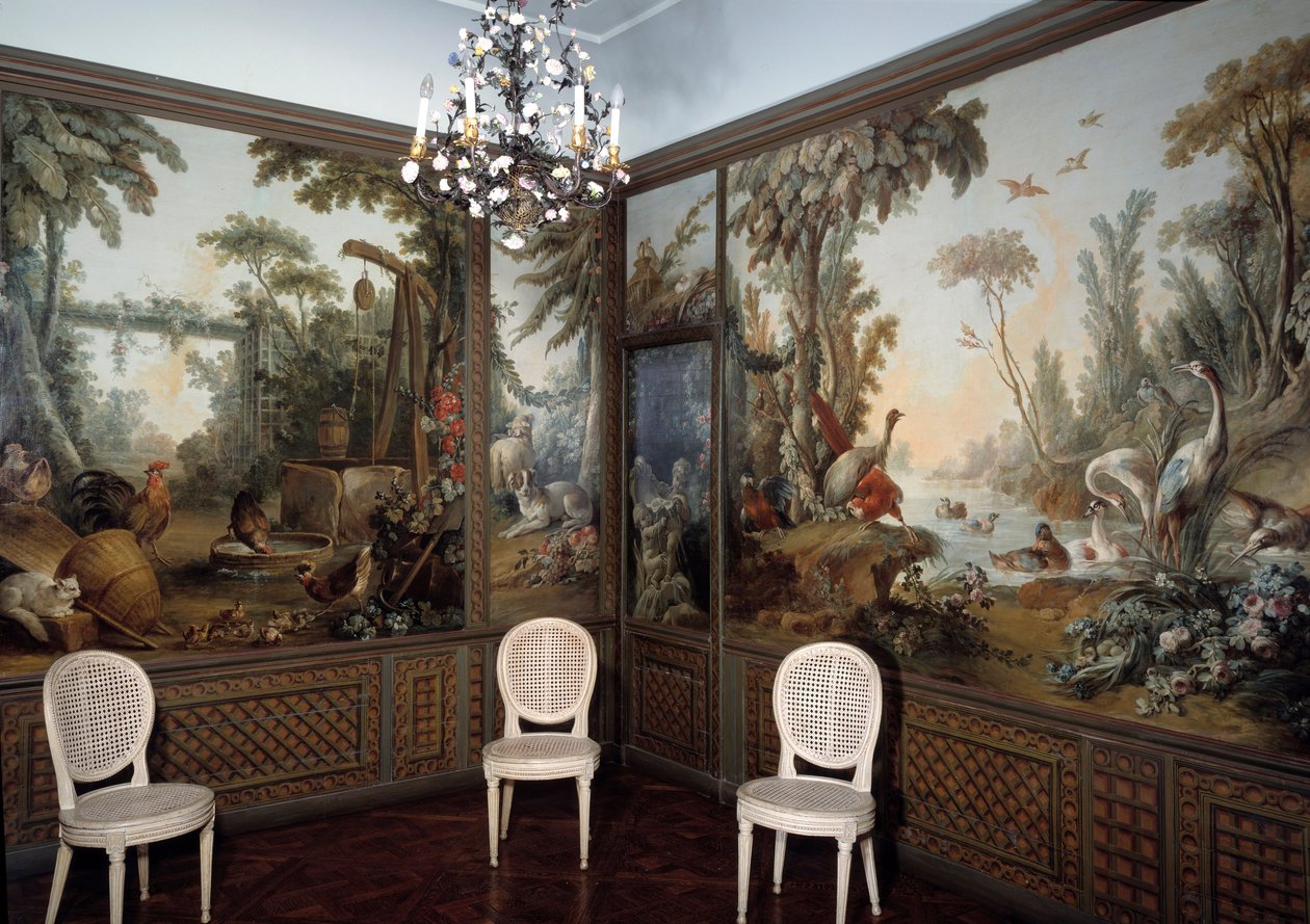 View of the Demarteau Living Room Decorated by Jean Baptiste Huet by Jean-Baptiste Huet