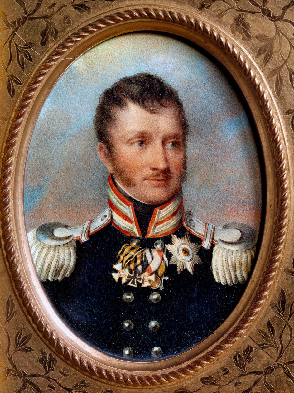 Portrait of Frederick William III of Prussia (1770-1840) by Jean Baptiste Isabey