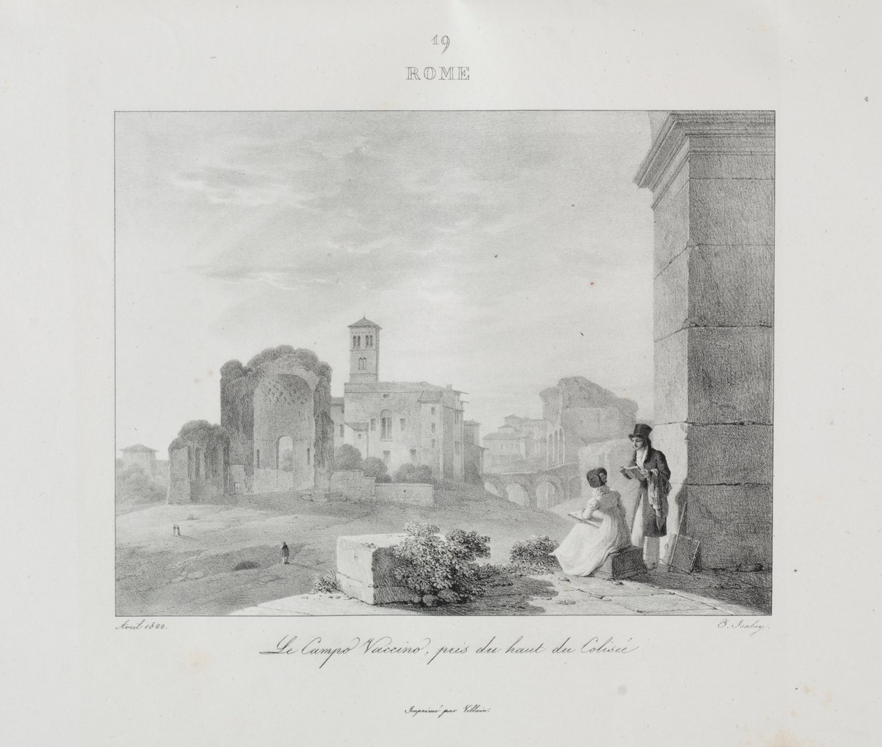 Voyage to Italy in 1822 by Jean-Baptiste Isabey