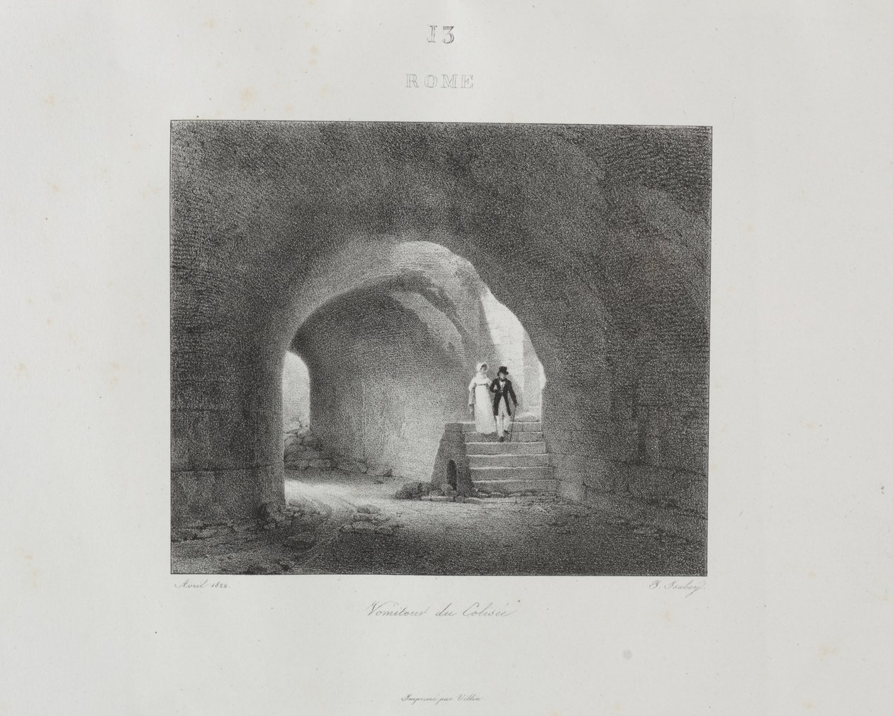 Voyage en Italie en 1822, 1833 by Jean Baptiste Isabey