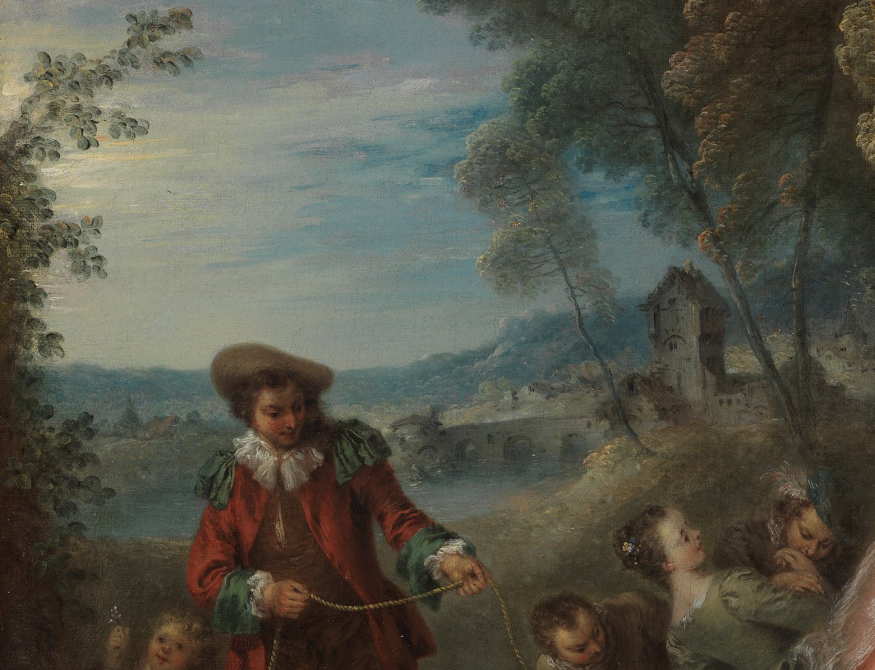 The Swing by Jean Baptiste Joseph Pater
