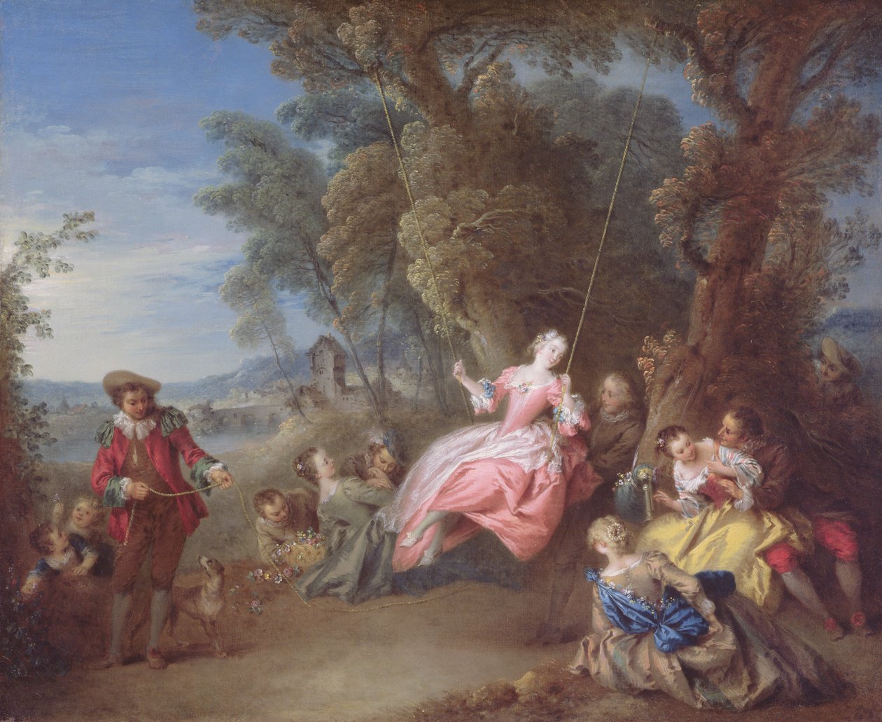 The Swing by Jean-Baptiste Joseph Pater