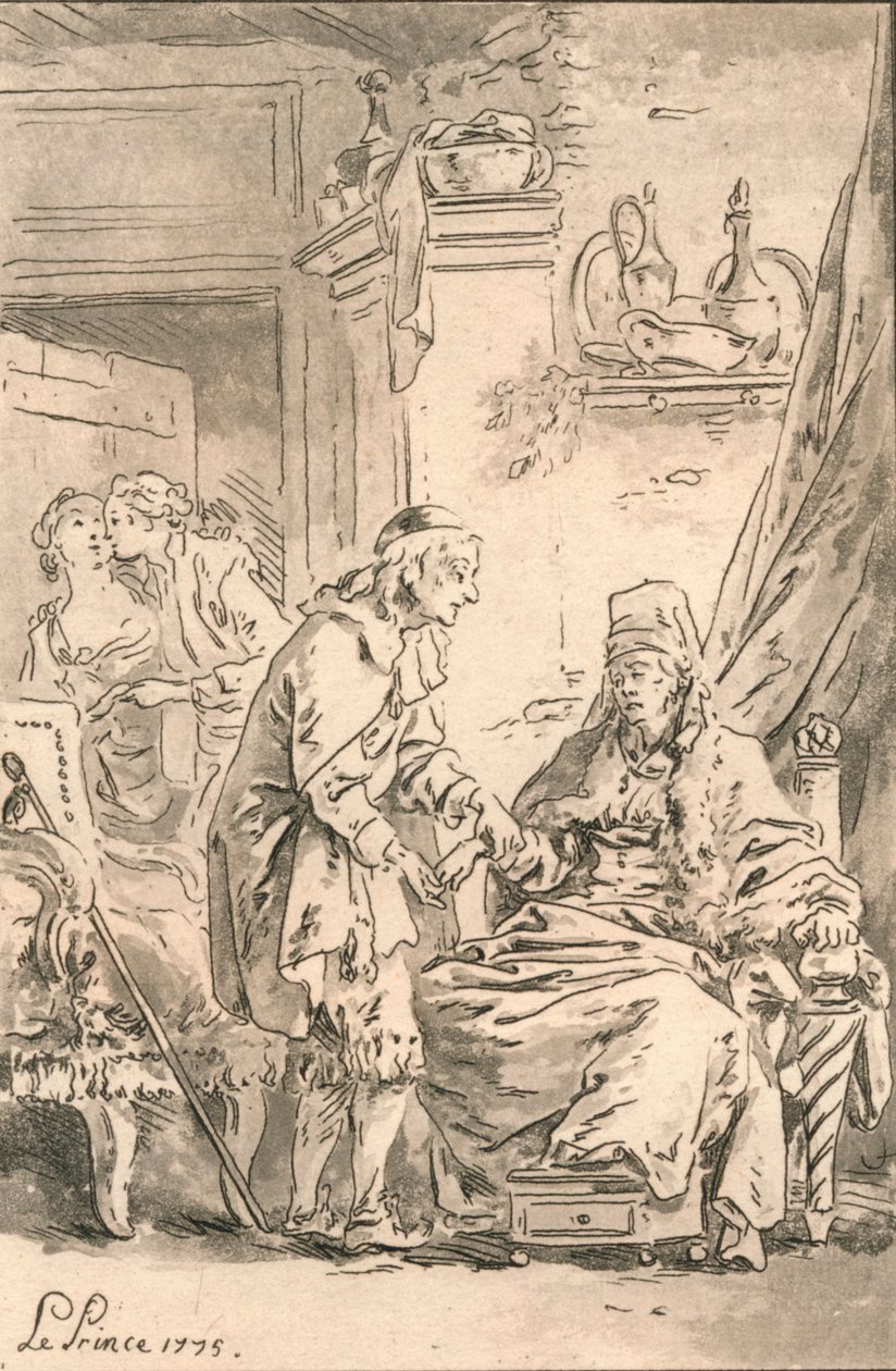 The Touch by Jean-Baptiste Le Prince