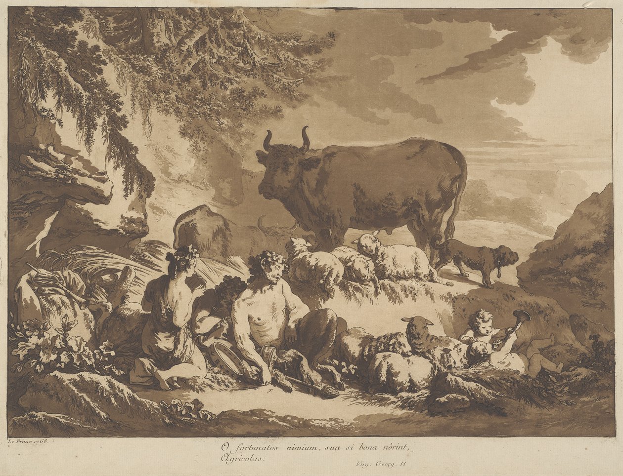 O How Extremely Happy Could Farmers Be by Jean-Baptiste Le Prince