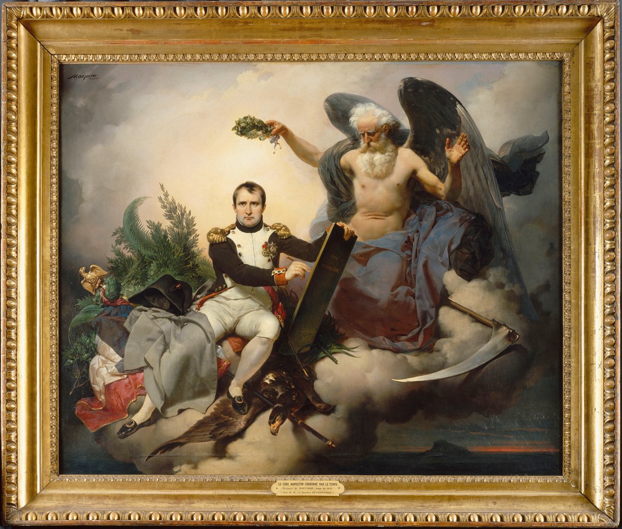 Napoleon. Allegory by Jean Baptiste Mauzaisse