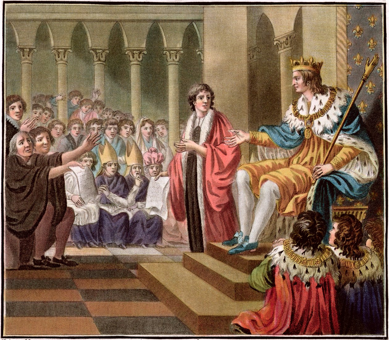 Louis XII Declared Father of the People by Jean Baptiste Morret