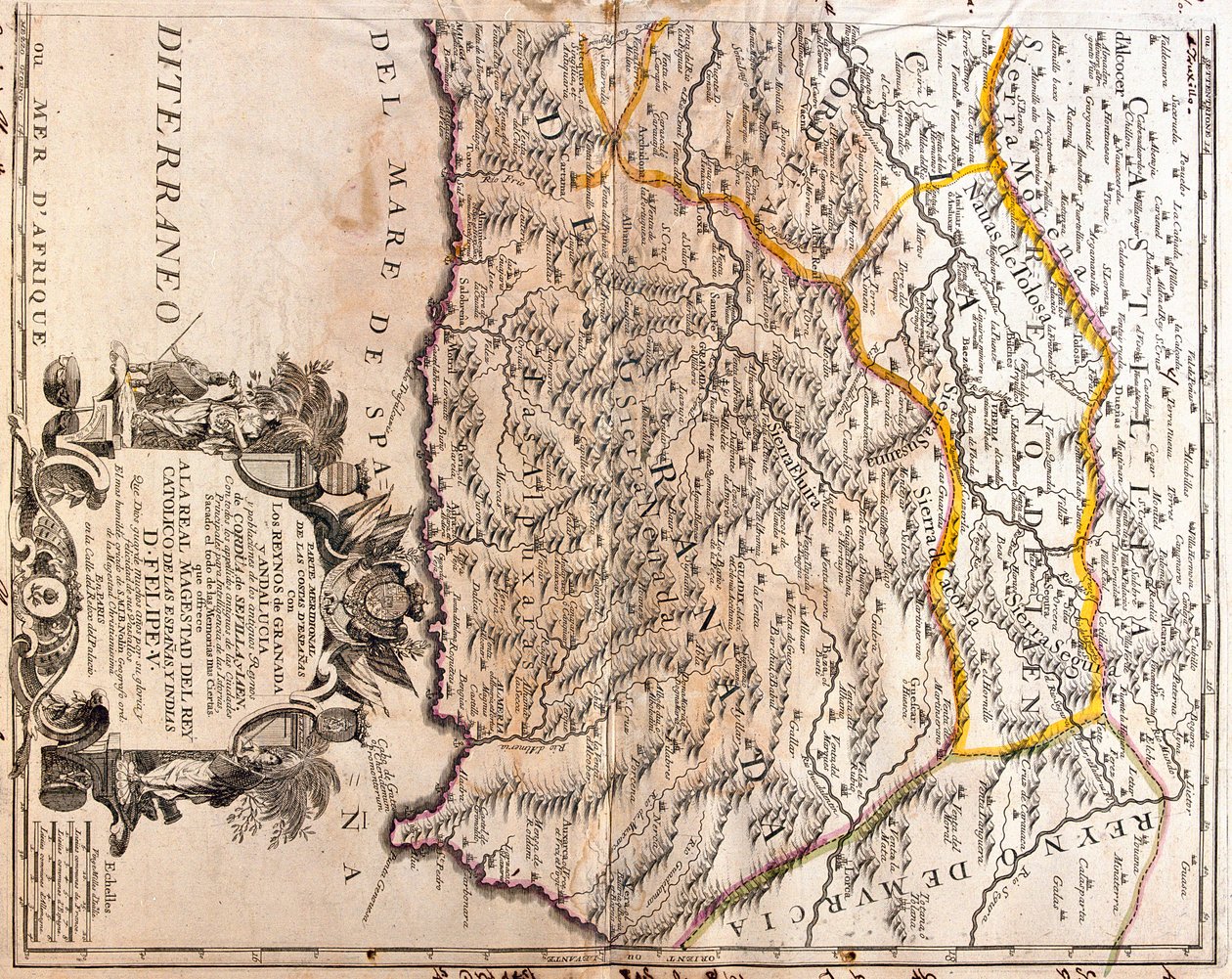 Andalusia, Castile-La Mancha, Murcia, Spain by Jean Baptiste Nolin