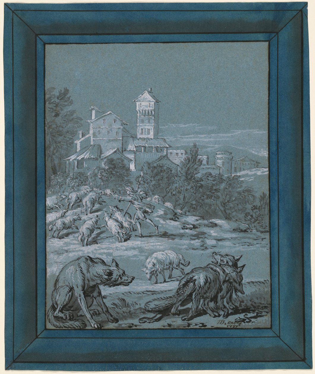 The Wolf and the Fox by Jean-Baptiste Oudry