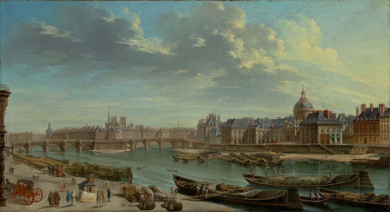 A View of Paris with the Ile de la Cité, 1763 by Jean Baptiste Raguenet