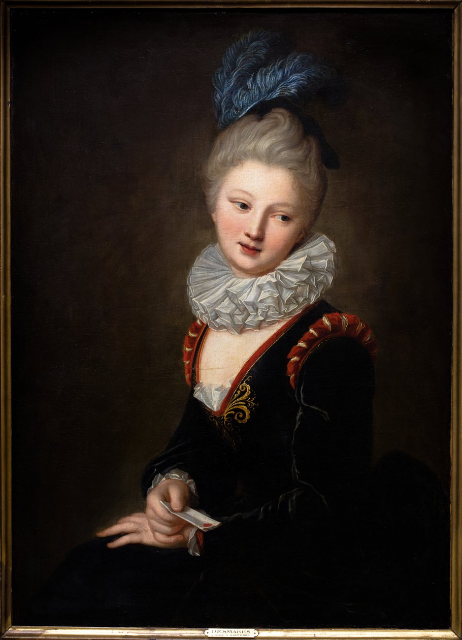 The Young Woman with the Sweet Ticket by Jean Baptiste Santerre