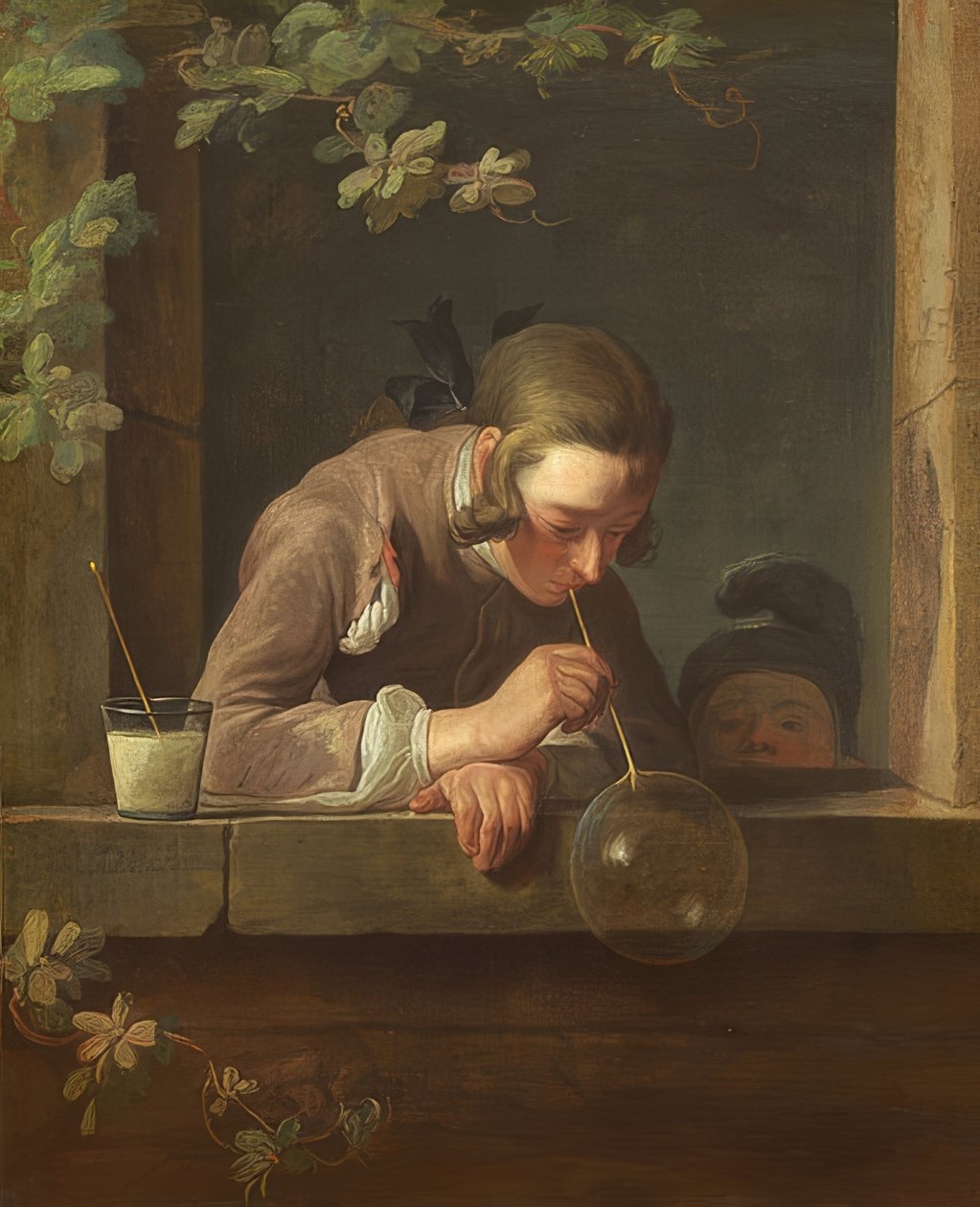 Soap Bubbles. c1733/34 by Jean Baptiste Simeon Chardin