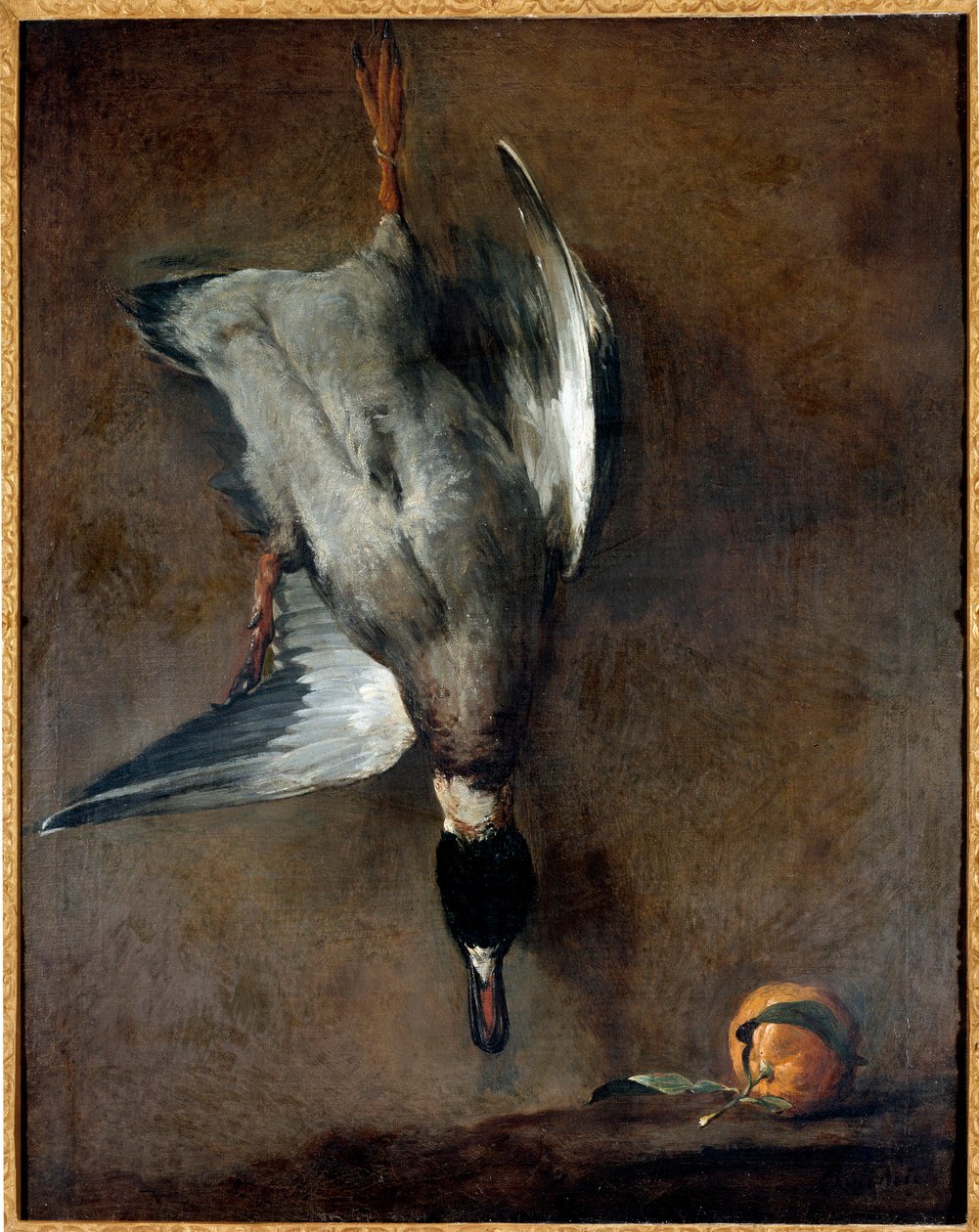 The Dead Duck by Jean Baptiste Simeon Chardin