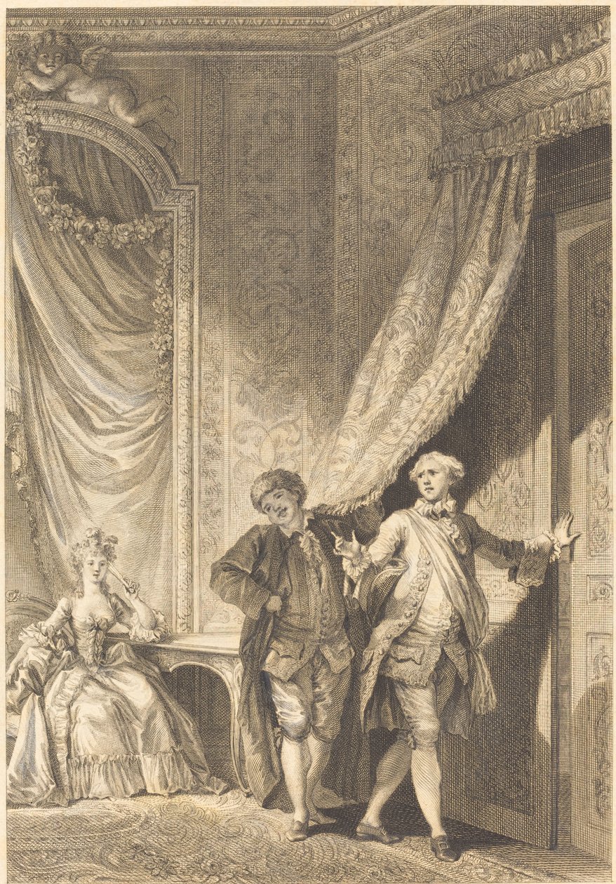 The Magnificent by Jean Baptiste Tilliard after Jean Honoré Fragonard